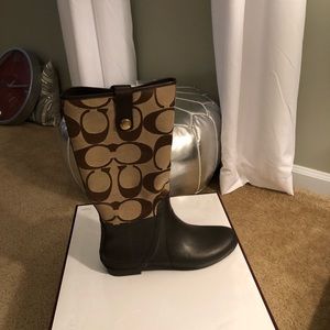 Coach rain boots